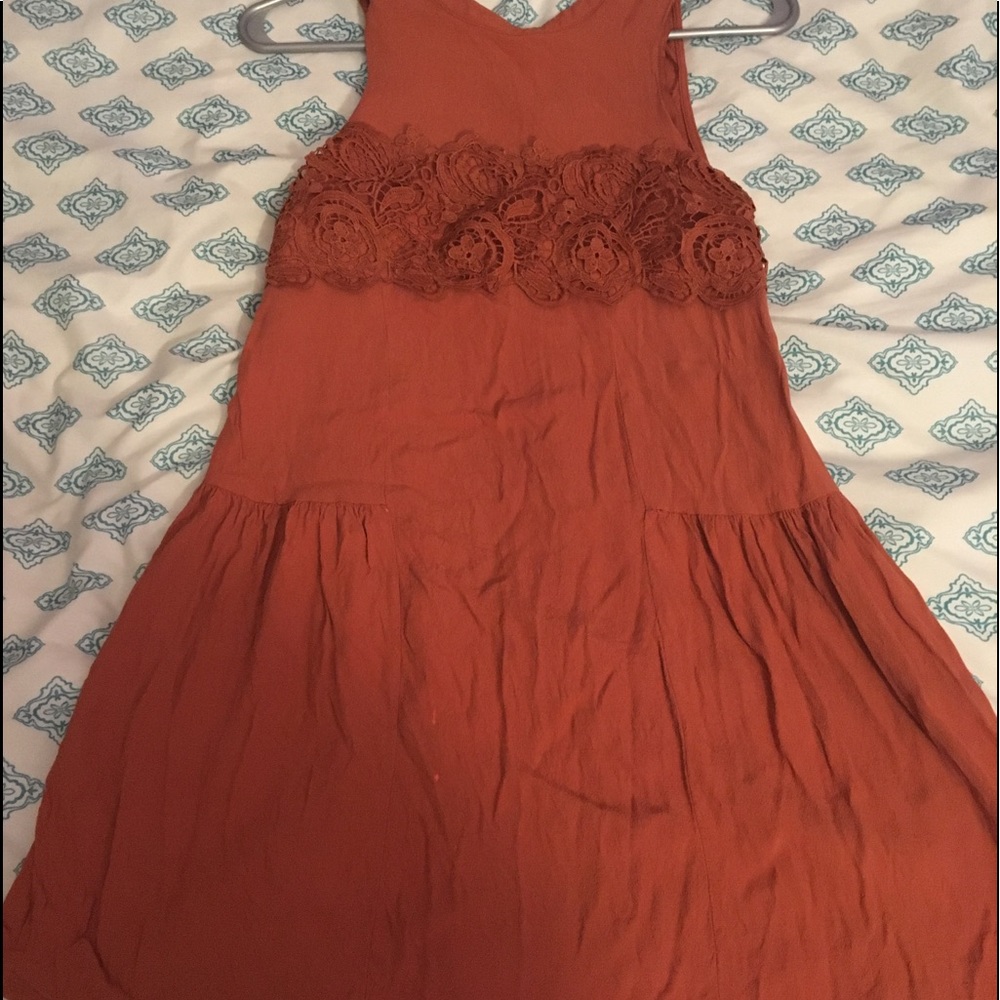 Forever 21 dress, size xs. Burnt orange color.